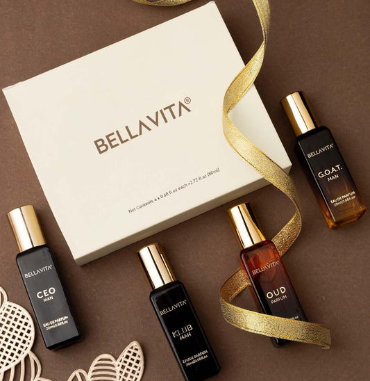 Luxus Parfüm Geschenkset für Herren (4 x 20 ml) – Edle Düfte, holzig, zitrisch & aromatisch – Ideales Geschenk für Vater & Ehemann